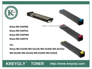 Toner couleur MX-51 pour Sharp Mx4110n / Mx4111n / Mx5110n / Mx5111n / Mx5112n
