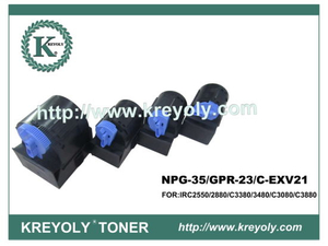 Cartouche de toner de qualité stable pour Canon NPG-35 / GPR-23 / C-EXV21